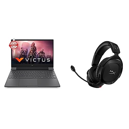 Image of HP Victus Gaming Laptop AMD Ryzen 5 5600H 15.6 inch(39.6 cm) FHD IPS Gaming Laptop & Cloud Stinger 2 Wireless