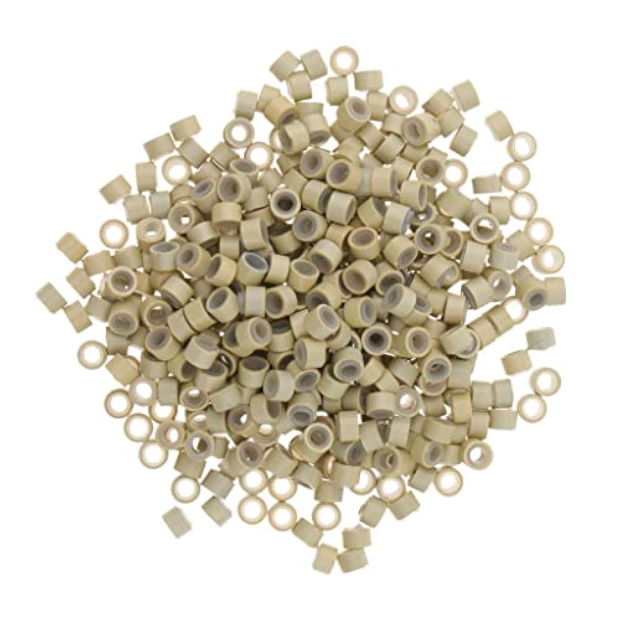 LOSA Silicone Micro Rings Links Crimp Beads for Hair Extensions