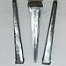 3”- CUT COMMON NAILS - Metallic Color - Antique rustic restoration accent nails for hanging, furniture, cabins, shutters & flooring – Decorative clavos nails – Distinct SQUARE HEAD Nail – 3 in