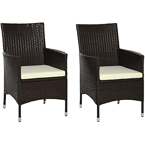 Outsunny Rattan Armchair Dining Set Cover
