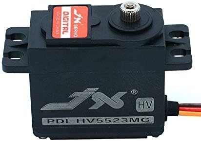 Miniatura 2 de PDI-HV5523MG 50.7 lbs Motor sin núcleo de alto par servo 8.4V 0.16 segundos engranaje de metal servo estándar para 18 110 RC Car Robot Airplane