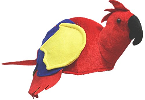 Petitebelle Red Parrot Soft Hat Unisex C