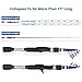 KastKing Compass Telescopic Fishing Rods, Spinning Rod,7ft - Medium Heavy - Moderate Fast