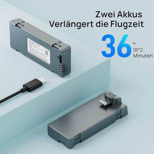 Drohne mit Kamera 4K für Erwachsene, S20 Lite FPV Drone für Anfänger, RC Quadrocopter mit Bürstenloser Motor, 36 min Flugzeit, Höhenhaltung, Kreisflug, Geschenk Spielzeug für Kinder (165 g) – Bild 5