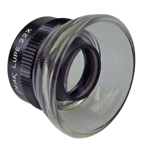 peak loupe - PEAK TS1964 Fixed Focus Loupe, 22X Magnification, 0.75