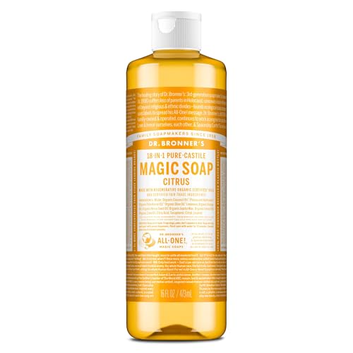 Dr Bronner's - Sapone liquido 18 in 1 all'arancia pura