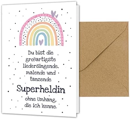 Dankeskarte Erzieherin, Abschiedskarte Kindergarten und Kita mit