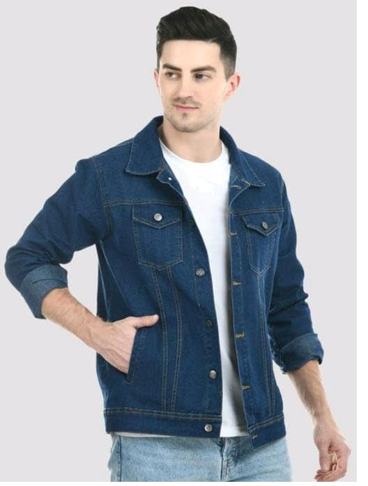 Men's Regular Fit Washed Full Sleeve Denim Jacket.-picture-34