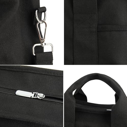 Image of IwIeIaIrI Small Tote Bag for Women,Canvas Mini Tote Bags with Zipper and Multi Pockets,Kids,Girls,Friends Gift 2026