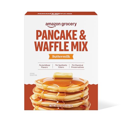 Amazon Grocery, Buttermilk Pancake and Waffle Mix, 32 oz