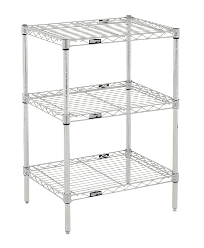 Professional's Choice by Metro PCM182433C - Estantería de Alambre Ajustable de 3 estantes, cromada, 18 x 24 x 33 Pulgadas