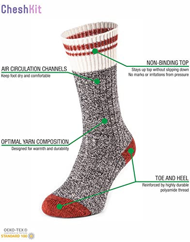 Women’s Cozy Cabin Wool Crew Socks2