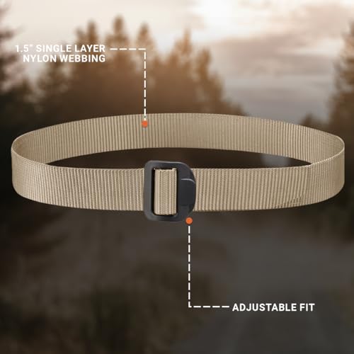 Image of Propper Tactical Duty Belt, Nylon Belt with Plastic Buckle, Duty Gear and Holster Ready Uniform Belt