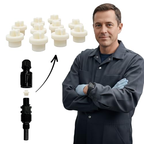 Rocksteel Duck Bill Check Valve Replacements | Compatible with Stenner Pumps - 10 Pack Santoprene Duckbill Valves Pump Parts (MCCVDB0)