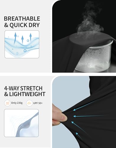 Pioneer Camp Women's Hiking Pants UPF 50+ Elastic Waist Drawstring Ultra-Stretch Lightweight Outdoor Cargo Pants for Travel4