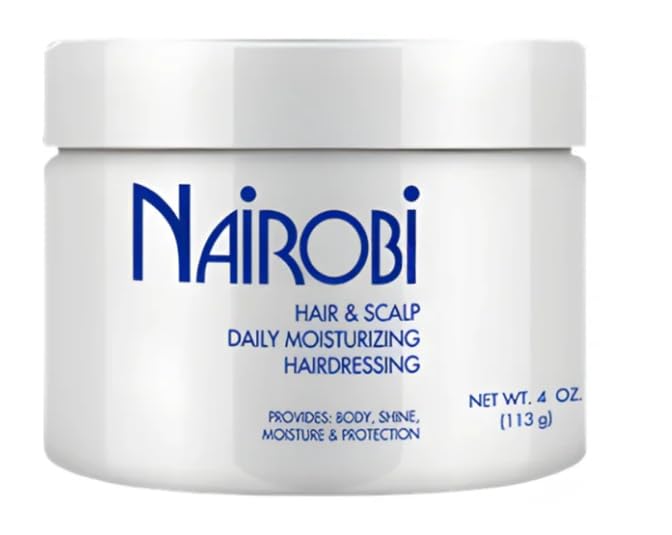 NAIROBI Dailly Moisturizing Hairdressing 4 oz - with a comb