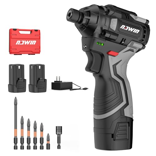ナウィン インパクトドライバー 16.8V 最大トルク140N·m 3モード 高回転 電動インパクトドライバー ブラシレスモーター 無段変速 充電式 DIY 日曜大工 家具の組立て LEDライト付 2.0Ahバッテリー2つ付き (16.8V ミニインパクトドライバー)