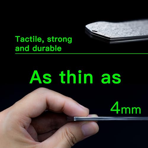 Peine plegable de acero inoxidable para hombre miniatura 6