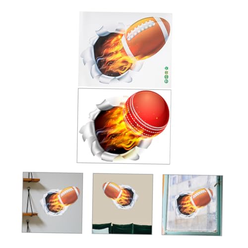 Set de vinilos decorativos deportivos 3D CALLARON 2 piezas miniatura 7