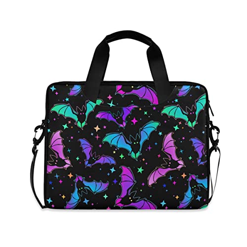 Luminous Bats Laptop Tote Bag for Women & Men - 15 to 16 Inch Laptops, Halloween Special