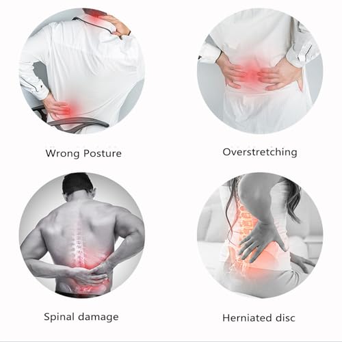 Cinturón de tracción lumbar arnés de descompresión para casa M 2