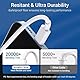 UmiMirari iPhone Aux Adapter [MFi zertifizierter] Lightning auf 3,5mm Kopfhörer­anschluss Adapter kompatibel für iPhone 14/13/12/11/XS/XR/8/7/6 – Unterstützung Alle iOS