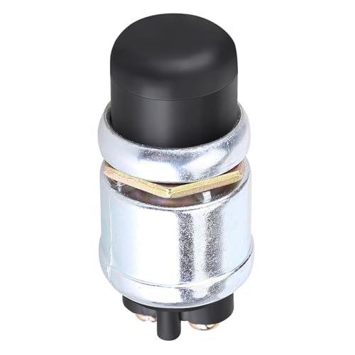 Pushbutton Switch, Car Push Start Starter, Push Button Switch Jk260, Waterproof Switch, Push Button Horn, Engine Start Starter for Car Boat Track 12v, for Easy Vehicle Ignition