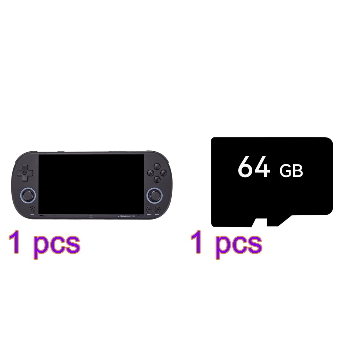 TRI SMART PRO Retro Handheld Spielkonsole 64G mit 10000+ Spielen, 4.96-Zoll IPS-Bildschirm Linux System Allwinner A133P Processor Retro Arcade Videospielkonsolen, Geschenke für Jungen & Erwachsene