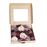 VENNSDIYU Amplia Durabilidad de Larga duración: Elegante Pared de Flores con Flores Artificiales realistas, Pared de Flores Artificiales de Tela, Nueve