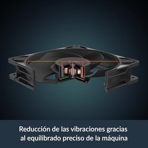 Ventilador inverso ARCTIC P14 Pro con divisor en Y y 140 mm para PC negro 5