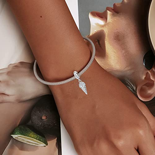 Pavé Ice Cream Cone Dangle Charm Sweets Candy Drink Clear CZ for Pandora Bracelet4