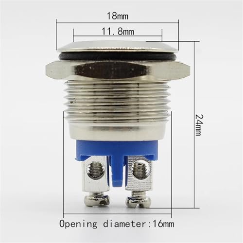 Botón de arranque de 16mm para renovar el salpicadero de barcos y coches 5