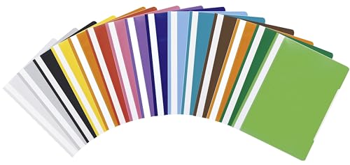 Papiertiger Polypropylene File Folder for School and Office (School Quality, 14 Assortment, Pack of 14)