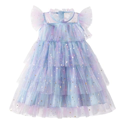 TTYAOVO Girl Dress Summer Princess Baby Tulle Dresses