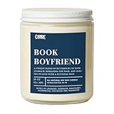 CE Craft Book Themed Scented Candle - Gift for Bibliophiles, Library Scent, Reader's Delight, Bookstore Atmosphere (Book Boyfriend)