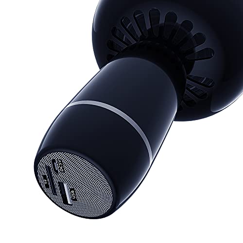 Image of LANDMARK LM BT1087 Chorus Handheld Wireless Singing Mic Multi-Function Bluetooth Karaoke Mic with Microphone Speaker, 6Hrs Playtime, Supports Micro Pin, TF Card & USB for All Smart Phones - Blue