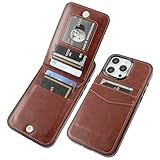 KIHUWEY Compatible with iPhone 16 Pro Max Case Wallet with Credit Card Holder, Flip Premium Leather...