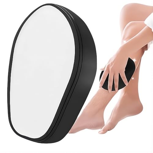 Depilatore Nano Cristallo Unisex Indolore – Epilatore Manuale per Gambe, Braccia e Schiena – Lavabile, Riutilizzabile ed Ecologico – Rimozione Peli Delicata Senza Dolore