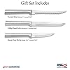 Rada Cutlery 3-Piece Cooking Essentials Knife Gift Set, Silver Handles