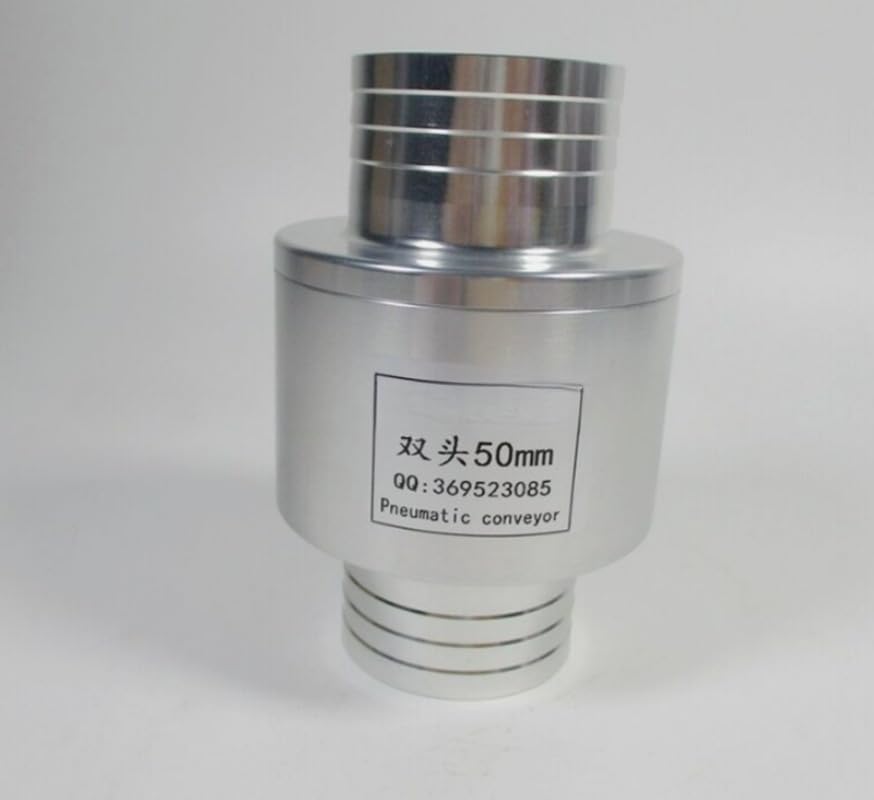 1pc Pneumatic Conveyor Feeder Material Conveyor accessory Double head 50mm