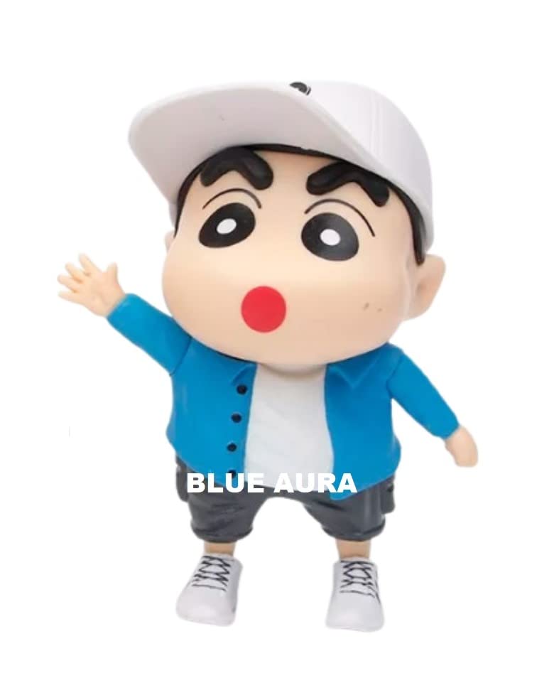 Blue Aura Shinchan Action Figure Height-9CM Cartoon Figurine Collectible Figurine Gifting For Shinchan Fans PVC Multi Colour(Blue) (B0BQFN5Y3H) Amazon Price History, Amazon Price Tracker