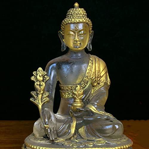 Statue de jardin décoration de porche de maison Bouddha zen - 4