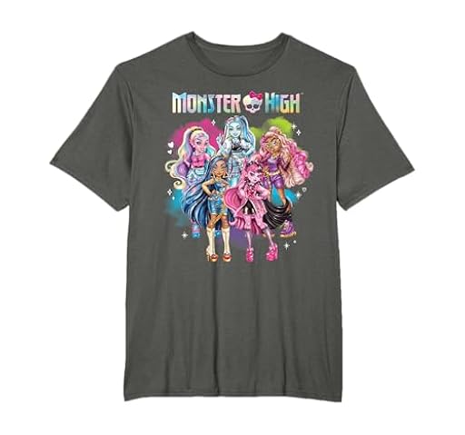 Monster High Alumni - Personaje Rainbow Cloud Group Camiseta | Ya disponible en tu tienda friki favorita! En mundofriki.es!