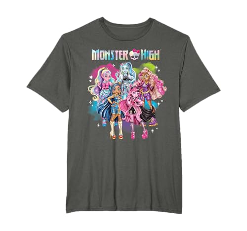 Monster High Alumni - Personaje Rainbow Cloud Group Camiseta