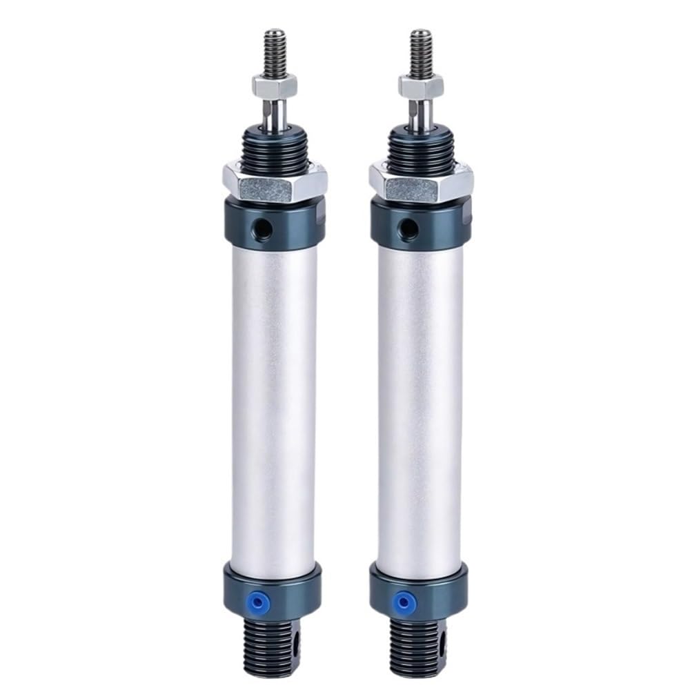Kolbenstangenzylinder MAL-Serie Pneumatik-Minizylinder, Einhebel-Pneumatikzylinder, Doppelwirkungs-Pneumatikzylinder, Einzelkolbenstange, 1 Stück(40 * 125MM)