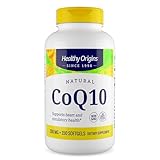 Healthy Origins CoQ10, 200 mg - Heart Health & Energy Supplement - Gluten-Free & Non-GMO Supplements - 150 Softgels