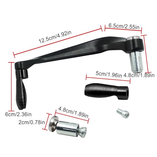 BUKISA Protetores de mão para bicicleta de sujeira – 2 peças de proteção de mão de liga antiqueda de