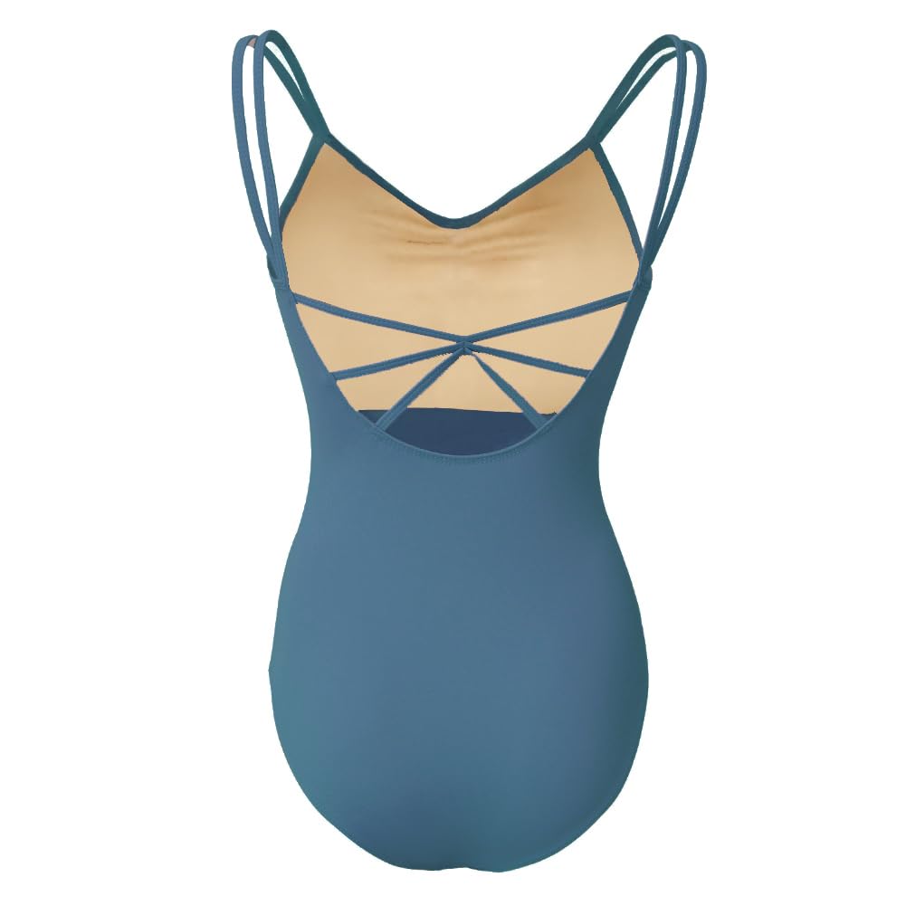 ROYAL SMEELA Justaucorps danse classique adulte body dos nu femme classiques pour ballet sans manche justaucorp femmes danseuse