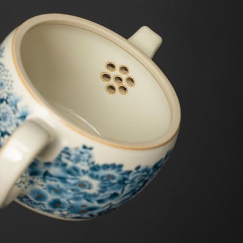 Tetera de cerámica para té con diseño retro 140ML miniatura 3