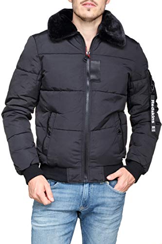 Redskins Gipson 2 Paramount Blouson Homme Noir (Black Doudoune) X-Large (Taille Fabricant:XL) Lot de